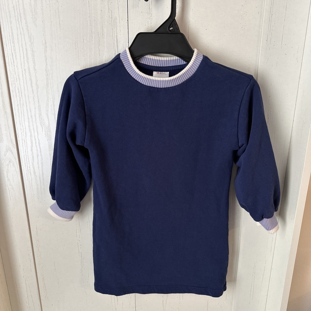 HANNA ANDERSSON Girls Sweatshirt Dress KNIT FRENCH TERRY DRESS 100cm 4